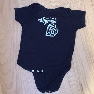 Made with love in Michigan onesie size 24 months